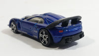 2010 Hot Wheels Hot Auctions Callaway C7 Metallic Blue Die Cast Toy Car Vehicle