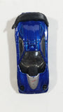 2010 Hot Wheels Hot Auctions Callaway C7 Metallic Blue Die Cast Toy Car Vehicle