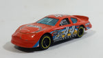 2012 Hot Wheels Thrill Racers Race Course Dodge Charger Stock Car #44 Orange Die Cast Toy Car Vehicle