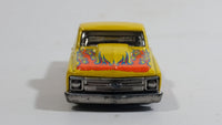 2015 Hot Wheels HW Workshop Heat Fleet '67 Chevy C10 Yellow Die Cast Toy Car Vehicle