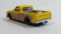 2015 Hot Wheels HW Workshop Heat Fleet '67 Chevy C10 Yellow Die Cast Toy Car Vehicle