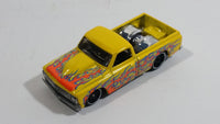 2015 Hot Wheels HW Workshop Heat Fleet '67 Chevy C10 Yellow Die Cast Toy Car Vehicle