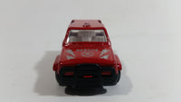 Unknown Brand Rescue Fire or Medic Red Die Cast Toy Car Emergency Vehicle