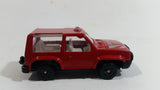 Unknown Brand Rescue Fire or Medic Red Die Cast Toy Car Emergency Vehicle