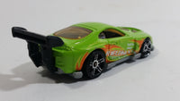 2010 Hot Wheels Hot Tunerz Super Tsunami Lime Green Die Cast Toy Car Vehicle