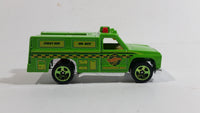 2016 Hot Wheels HW Rescue Rescue Ranger HW Rapid Responder Lime Green Fire Truck Die Cast Toy Car Vehicle