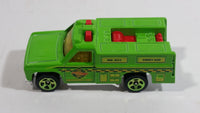 2016 Hot Wheels HW Rescue Rescue Ranger HW Rapid Responder Lime Green Fire Truck Die Cast Toy Car Vehicle