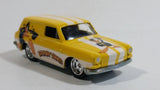 2013 Hot Wheels Pop Culture: Looney Tunes Custom '69 Volkswagen Squareback Daffy Duck Yellow and White Die Cast Toy Car Vehicle