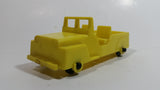 Vintage 1960s Reliable Toys Yellow Jeep Military Army Style Yellow Hard Plastic Toy Car Vehicle