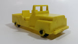 Vintage 1960s Reliable Toys Yellow Jeep Military Army Style Yellow Hard Plastic Toy Car Vehicle