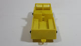 Vintage 1960s Reliable Toys Yellow Jeep Military Army Style Yellow Hard Plastic Toy Car Vehicle