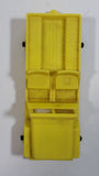 Vintage 1960s Reliable Toys Yellow Jeep Military Army Style Yellow Hard Plastic Toy Car Vehicle