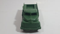 Vintage 1960s Reliable Toys Style Olive Green Army Truck Hard Plastic Toy Car Vehicle