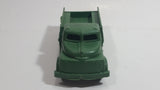 Vintage 1960s Reliable Toys Style Olive Green Army Truck Hard Plastic Toy Car Vehicle