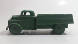 Vintage 1960s Reliable Toys Style Olive Green Army Truck Hard Plastic Toy Car Vehicle