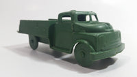 Vintage 1960s Reliable Toys Style Olive Green Army Truck Hard Plastic Toy Car Vehicle