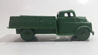 Vintage 1960s Reliable Toys Style Olive Green Army Truck Hard Plastic Toy Car Vehicle