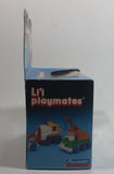 Vintage 1985 Li'l Playmates No. 780590 Mobile Crane Truck Orange, Green and Blue Plastic Toy Car Vehicle New in Box