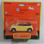 1997 New Ray Open Top Collection No. 48492 Volkswagen Beetle Yellow 1:43 Scale Die Cast Toy Car Vehicle