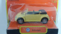 1997 New Ray Open Top Collection No. 48492 Volkswagen Beetle Yellow 1:43 Scale Die Cast Toy Car Vehicle