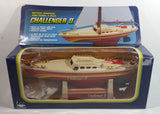 Vintage 1985 New Bright Battery Operated 12 1/2" Long Challenger II Sail Boat No. 1178 Toy Watercraft Vehicle New in Box