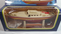 Vintage 1985 New Bright Battery Operated 12 1/2" Long Challenger II Sail Boat No. 1178 Toy Watercraft Vehicle New in Box