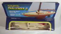 Vintage 1985 New Bright Battery Operated 12 1/2" Long Challenger II Sail Boat No. 1178 Toy Watercraft Vehicle New in Box