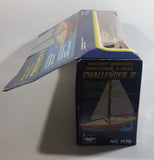 Vintage 1985 New Bright Battery Operated 12 1/2" Long Challenger II Sail Boat No. 1178 Toy Watercraft Vehicle New in Box