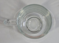 Vintage Hires Root Beer 4" Tall Clear Glass Mug Soda Pop Beverage Collectible Made in France