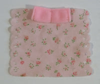 Vintage Doll Diaper Changing Blanket and Baby Plastic Toy Doll