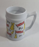 Pilsner Beer Bunny Rabbit Themed 5 1/2" Tall Stein Mug Breweriana Collectible Drinkware