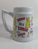 Pilsner Beer Bunny Rabbit Themed 5 1/2" Tall Stein Mug Breweriana Collectible Drinkware