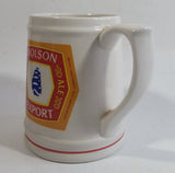 Vintage Molson Export Ale Beer 4 1/2" Tall Ceramic Stein Mug Breweriana Drinking Collectible