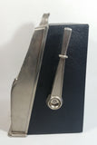 Vintage Nevada Las Vegas "Entertainment Capital of the World" 11" Tall Metal Coin Bank 4 Wheel