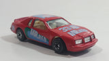 1980s Yatming Ford Thunderbird #33 Mr. Red No. 1033 Die Cast Toy Car Vehicle