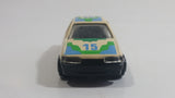 Yatming No. 815 Ford Sierra Sapphire #15 Cream White with Blue Green Die Cast Toy Car Vehicle