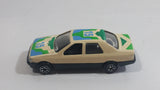 Yatming No. 815 Ford Sierra Sapphire #15 Cream White with Blue Green Die Cast Toy Car Vehicle