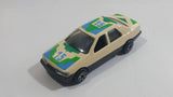 Yatming No. 815 Ford Sierra Sapphire #15 Cream White with Blue Green Die Cast Toy Car Vehicle