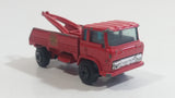 Yatming Wrecker Salvage Tow Truck Red Fire Department Die Cast Toy Car Wrecking Towing Vehicle