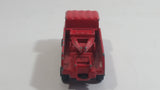 Yatming Wrecker Salvage Tow Truck Red Fire Department Die Cast Toy Car Wrecking Towing Vehicle