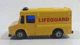 Maisto Lifeguard Beach Search Truck Yellow Die Cast Toy Car Vehicle