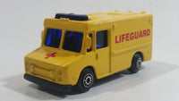 Maisto Lifeguard Beach Search Truck Yellow Die Cast Toy Car Vehicle