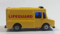 Maisto Lifeguard Beach Search Truck Yellow Die Cast Toy Car Vehicle