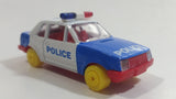 Maisto Ford Escort 1.6i White and Blue Police Die Cast Toy Car Emergency Rescue Vehicle