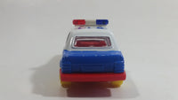 Maisto Ford Escort 1.6i White and Blue Police Die Cast Toy Car Emergency Rescue Vehicle