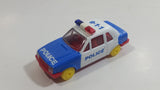 Maisto Ford Escort 1.6i White and Blue Police Die Cast Toy Car Emergency Rescue Vehicle