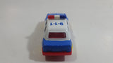 Maisto Ford Escort 1.6i White and Blue Police Die Cast Toy Car Emergency Rescue Vehicle