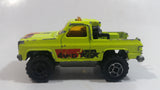 Majorette No. 291 & No. 228 Depanneuse Truck 4WD Fluorescent Yellow Die Cast Toy Car Vehicle