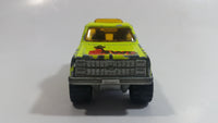 Majorette No. 291 & No. 228 Depanneuse Truck 4WD Fluorescent Yellow Die Cast Toy Car Vehicle