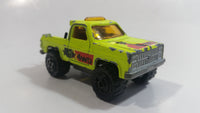 Majorette No. 291 & No. 228 Depanneuse Truck 4WD Fluorescent Yellow Die Cast Toy Car Vehicle